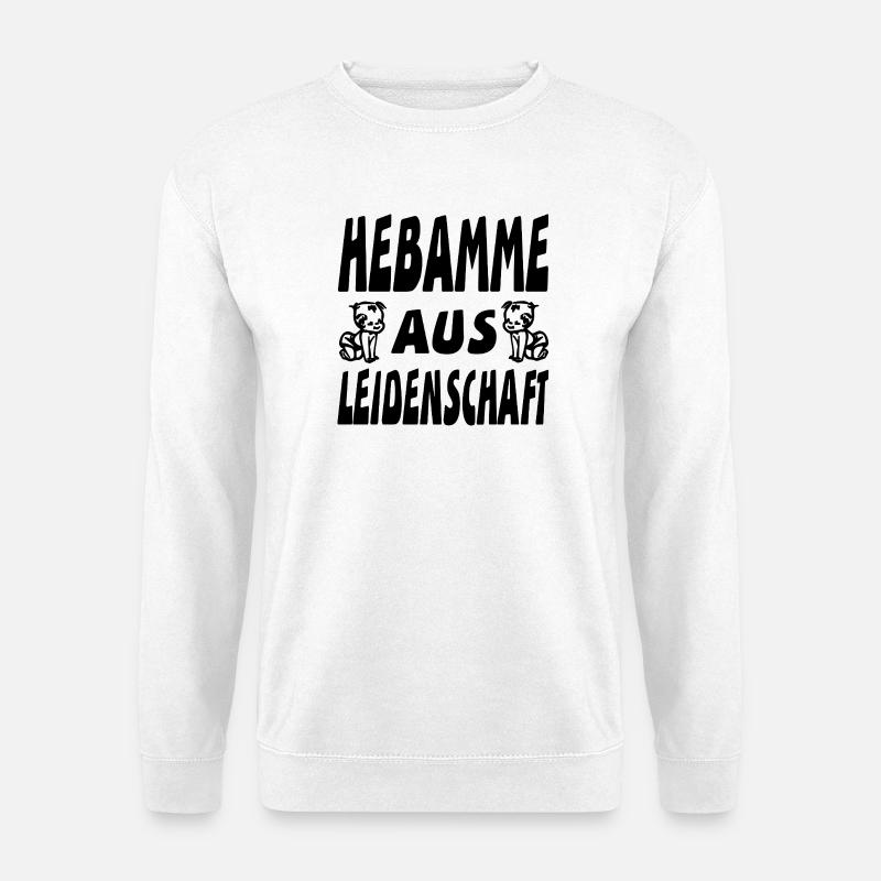 Hebamme - Unisex Pullover - Weiß