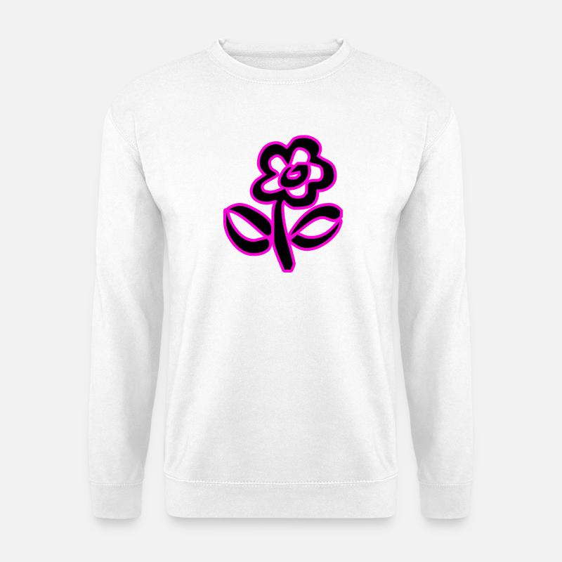 Blumen - Unisex Pullover - Weiß