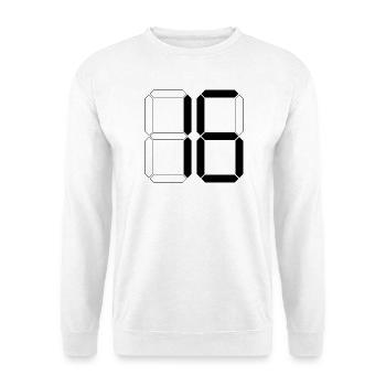 NUMBER 16 Sixteen Birthday Gift Digital - Unisex Sweatshirt - white - Front
