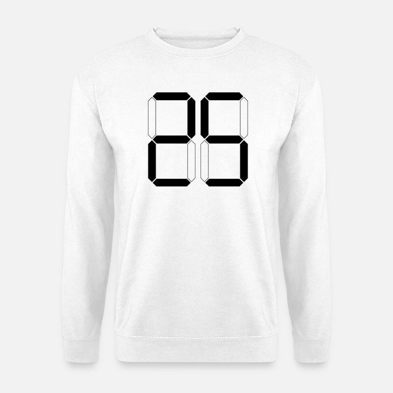 NUMBER 25 Twenty-Five Gift Digital - Unisex Sweatshirt - white