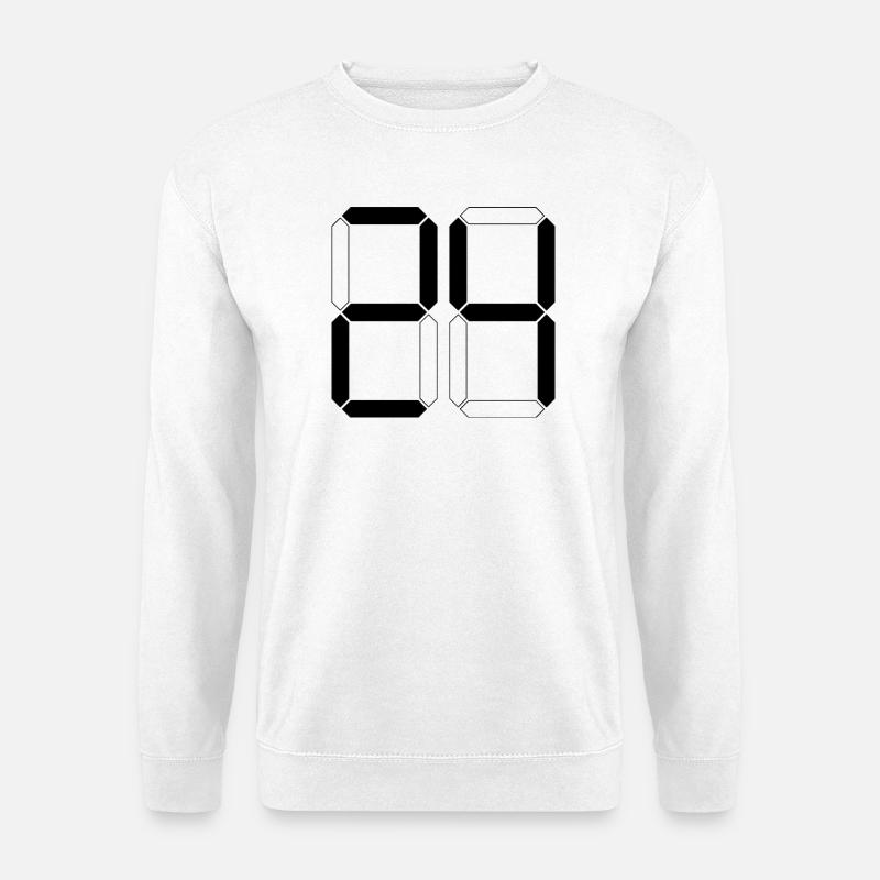 NUMBER 24 Twenty-Four Gift Digital - Unisex Sweatshirt - white