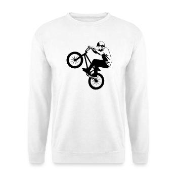 Le BMX - Sweat-shirt Unisexe - blanc - Devant