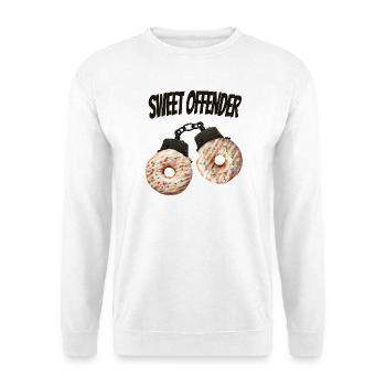 Sweet Open Donut Drôle de T-shirt - Sweat-shirt Unisexe - blanc - Devant