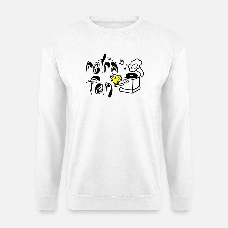Retro Fan - Unisex Pullover - Weiß