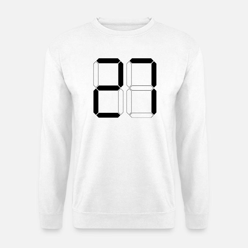 NUMMER 27 Siebenundzwanzig Geschenk Digital - Unisex Pullover - Weiß