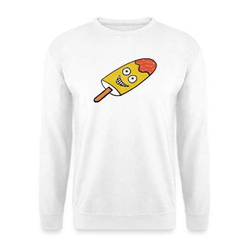 Fröhliches Zitronen-Eis Eiskrem Kinder  - Unisex Sweatshirt - white - Front