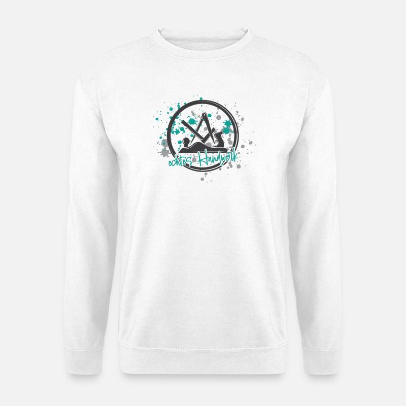 Schreiner Stolz gris-menthe petit - Sweat-shirt Unisexe - blanc