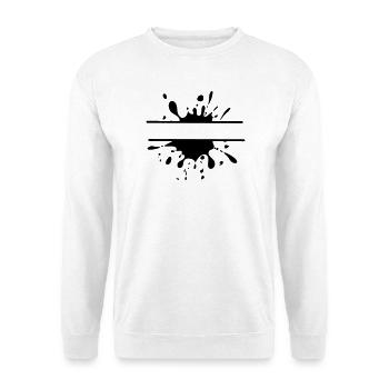 Mud Run Splash – Customisable Design - Unisex Sweatshirt - white - Front