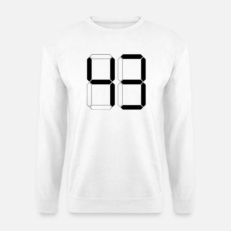 NUMMER 43 Dreiundvierzig Geschenk Digital - Unisex Pullover - Weiß