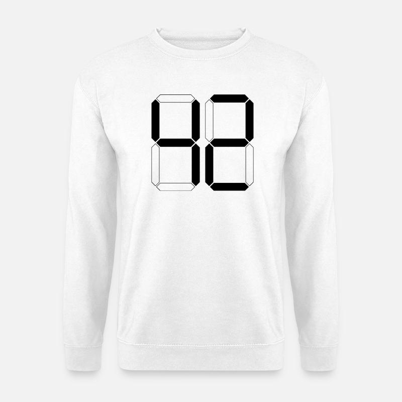 NUMMER 42 Zweiundvierzig Geschenk Digital - Unisex Pullover - Weiß