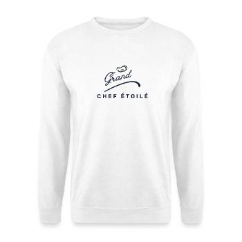 Grand chef étoilé chef de cuisine - Sweat-shirt Unisexe - blanc - Devant