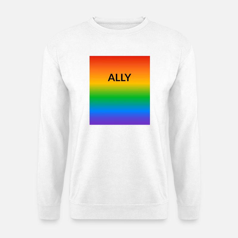 Pride Ally - Unisex Sweatshirt - white