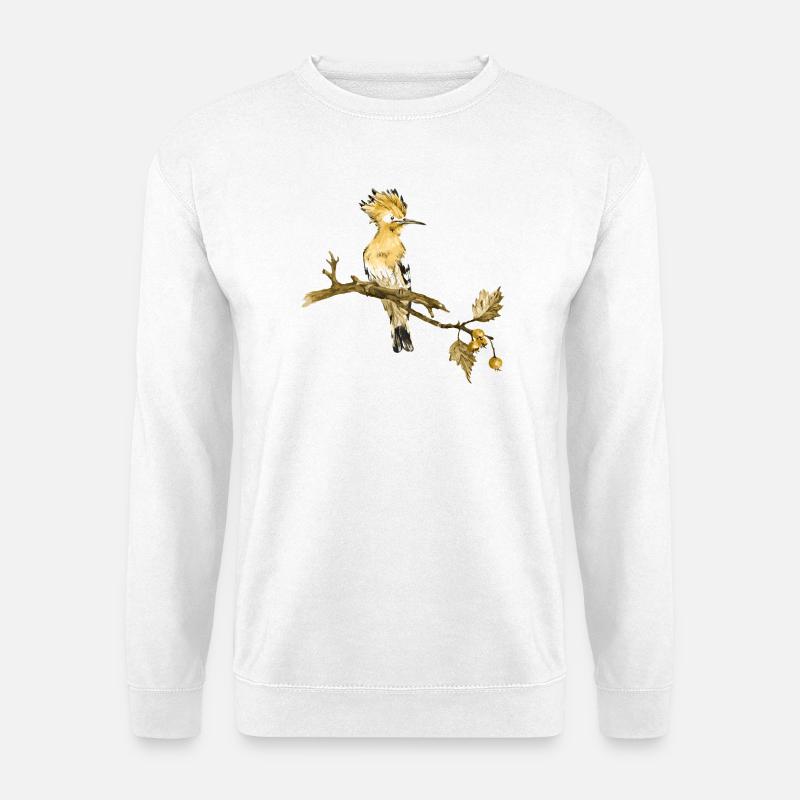 Bunter Vogel - Unisex Pullover - Weiß