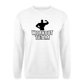 Workout Team - Unisex Sweatshirt - white - Front