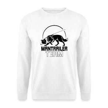 Équipe de Border Collie Mantrailer Chiens de Sport - Sweat-shirt Unisexe - blanc - Devant