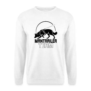 Équipe de Border Collie Mantrailer Chiens de Sport - Sweat-shirt Unisexe - blanc - Devant
