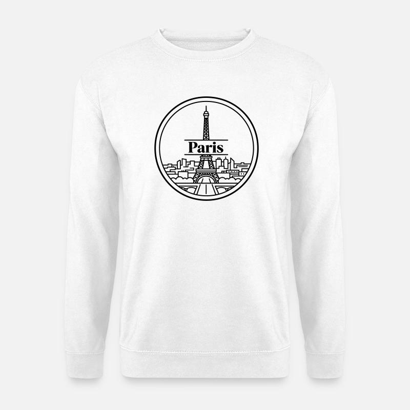 Paris - Unisex Sweatshirt - white