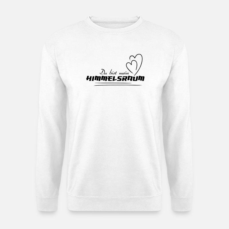 HIMMELSRAUM – Spirituelles Statement Shirt - Unisex Pullover - Weiß