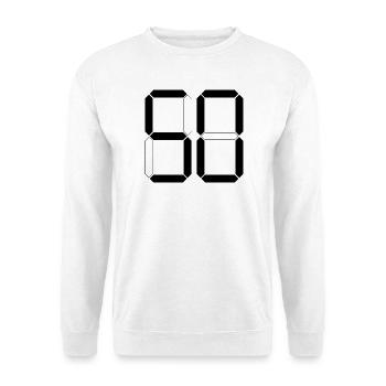 NUMÉRO 50 Cinquante Cadeaux d’anniversaire numériques - Sweat-shirt Unisexe - blanc - Devant