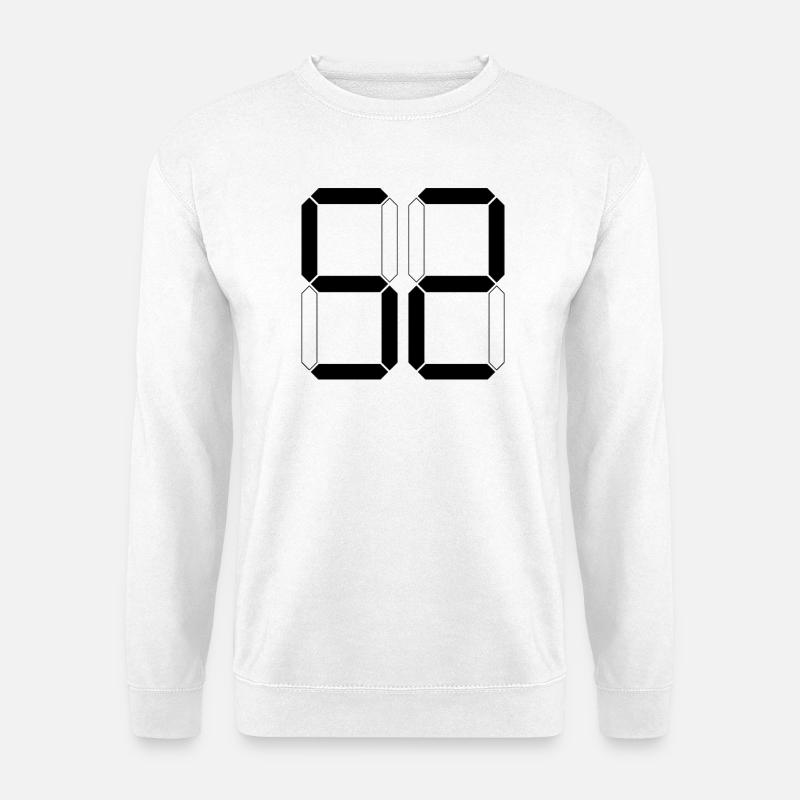 NUMMER 52 Zweiundfünfzig Geschenk Digital - Unisex Pullover - Weiß