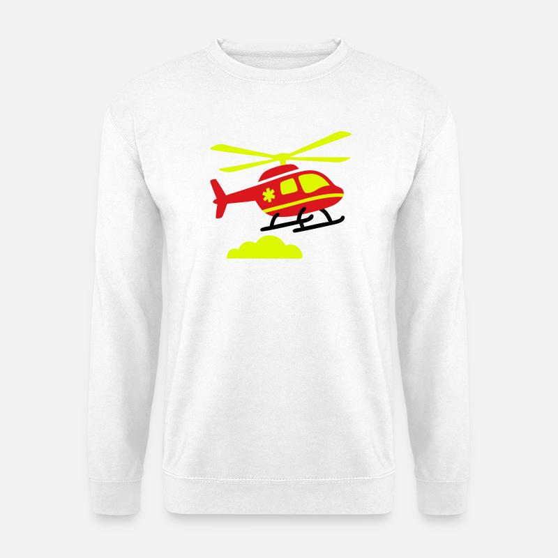 Rettungshubschrauber Notarzt - Unisex Pullover - Weiß