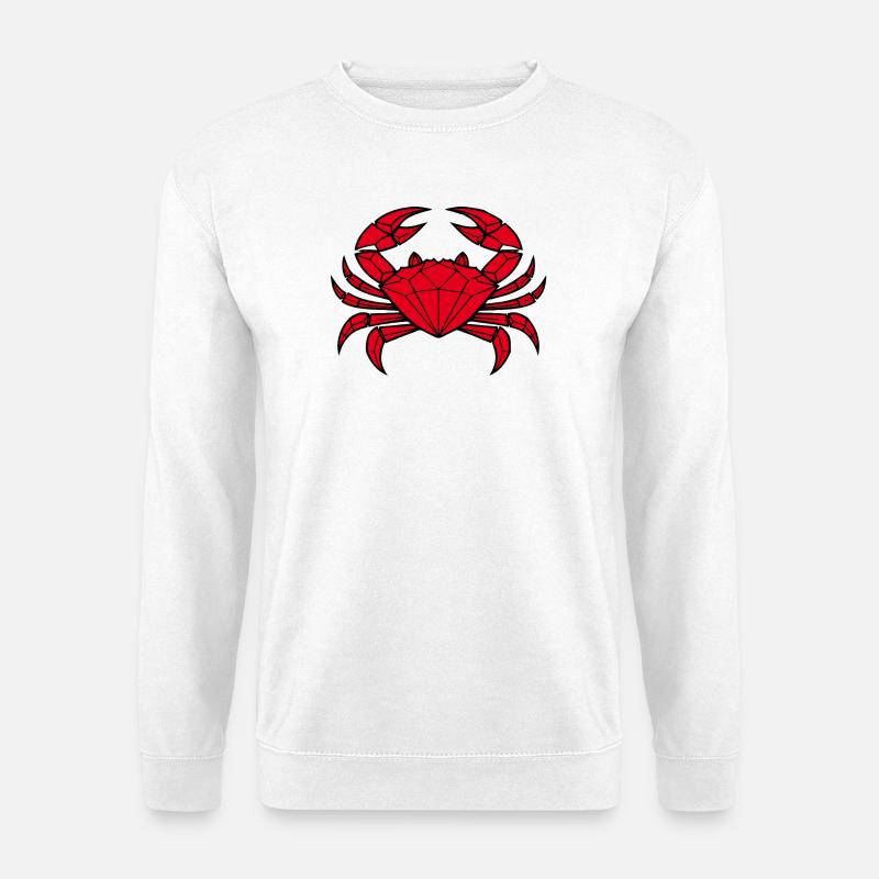 Krebs – Schutz & Stärke - Unisex Pullover - Weiß