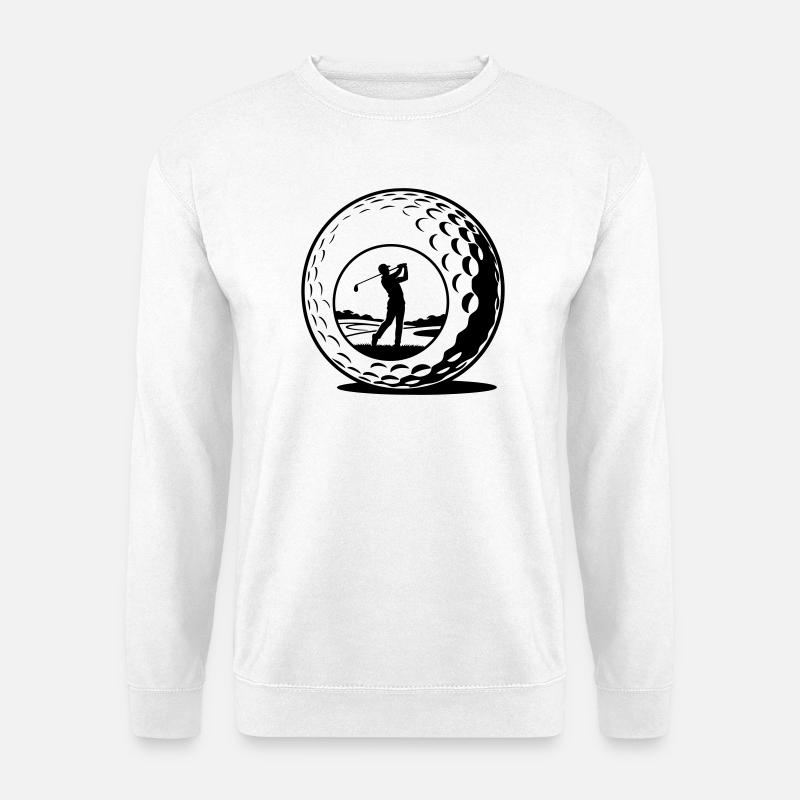 golf ball - Unisex Sweatshirt - white