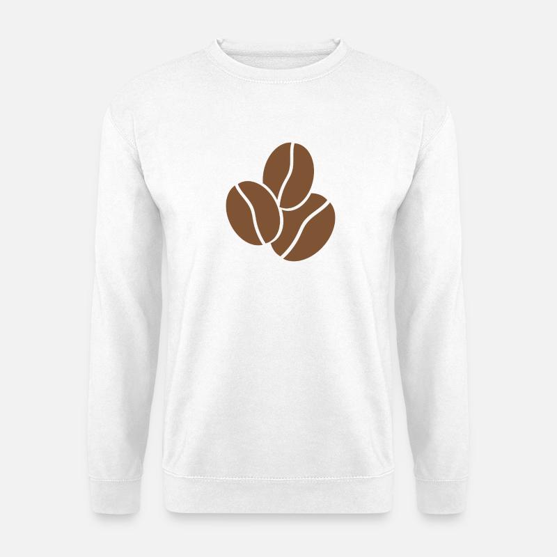 Coffee Beans - Unisex Sweatshirt - white