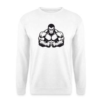 Gorilla Muscles - Unisex Sweatshirt - white - Front