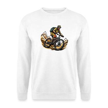 VTT Sports Vélo de VTT - Sweat-shirt Unisexe - blanc - Devant