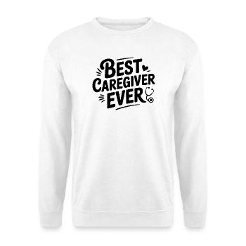 Meilleur aidant de tous les temps - Sweat-shirt Unisexe - blanc - Devant