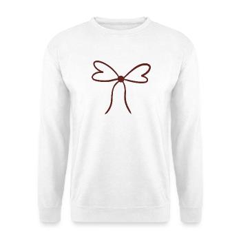 Illustration de ruban dessiné à la main - Sweat-shirt Unisexe - blanc - Devant