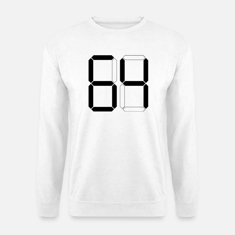 NUMBER 64 Sixty-Four Gift Digital - Unisex Sweatshirt - white