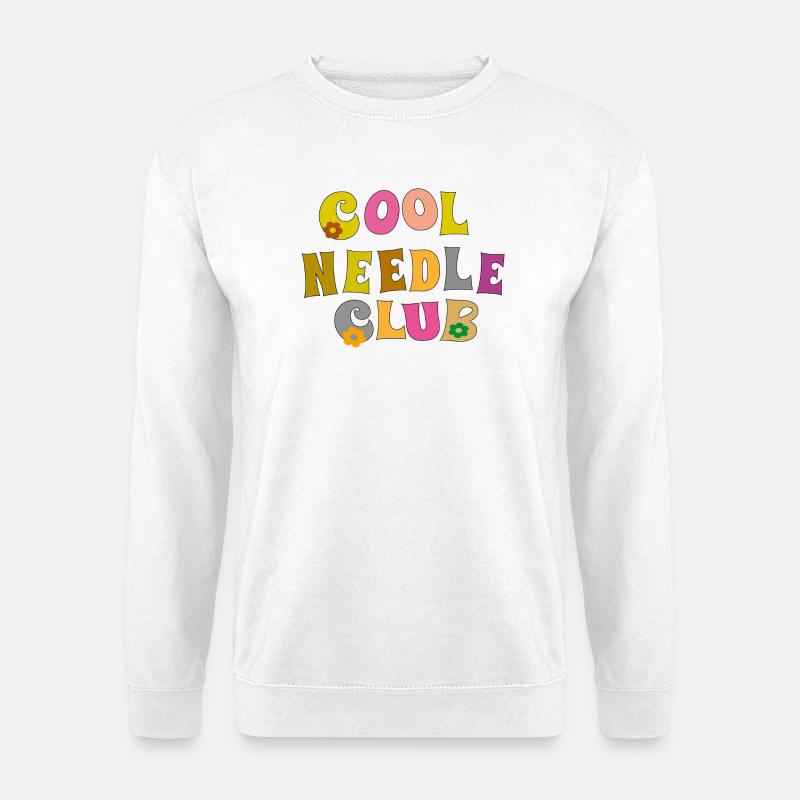 Cool Needle Club - Unisex Pullover - Weiß