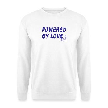 Propulsés par l’amour, pas par des algorithmes - Sweat-shirt Unisexe - blanc - Devant