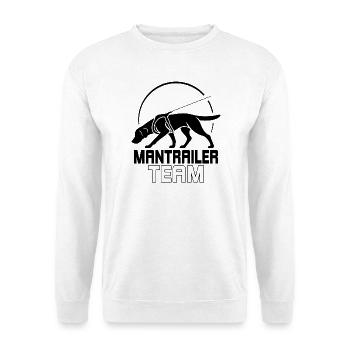 Labrador Mantrailer Team Hundesport Hunde Wilsigns - Unisex Pullover - Weiß - Vorne