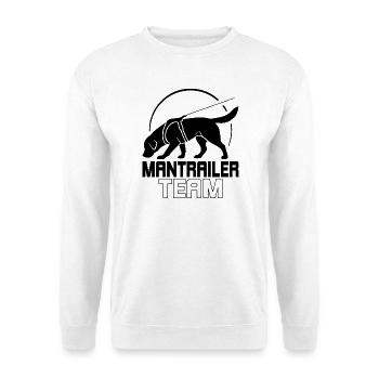 Labrador Mantrailer Team Hundesport Hunde Wilsigns - Unisex Pullover - Weiß - Vorne