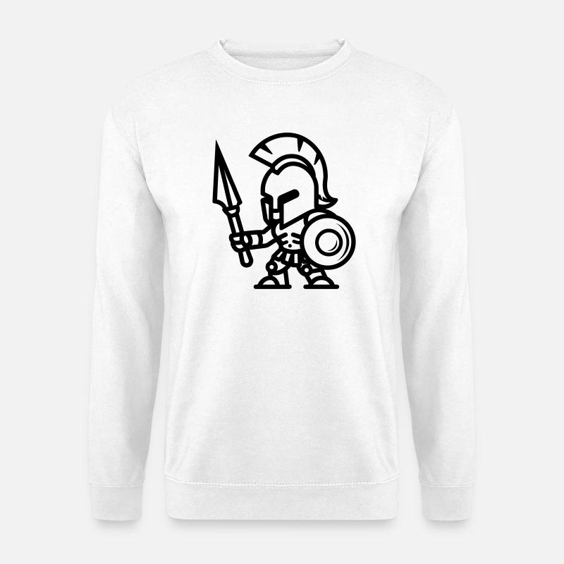 Spartanisch - Unisex Pullover - Weiß