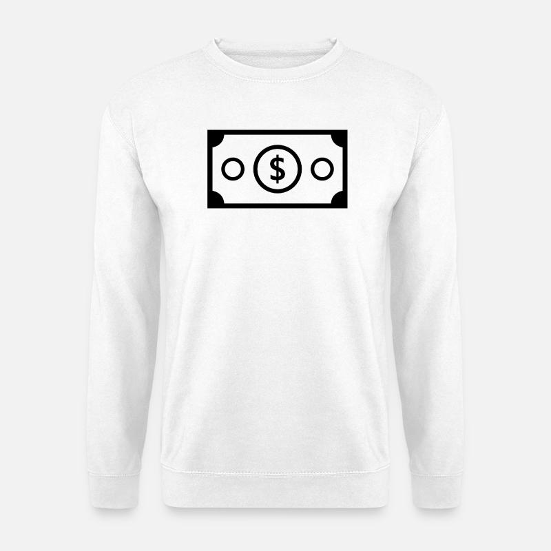 Dollar - Unisex Sweatshirt - white