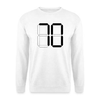NUMMER 70 Siebzig Geschenk Digital - Unisex Pullover - Weiß - Vorne