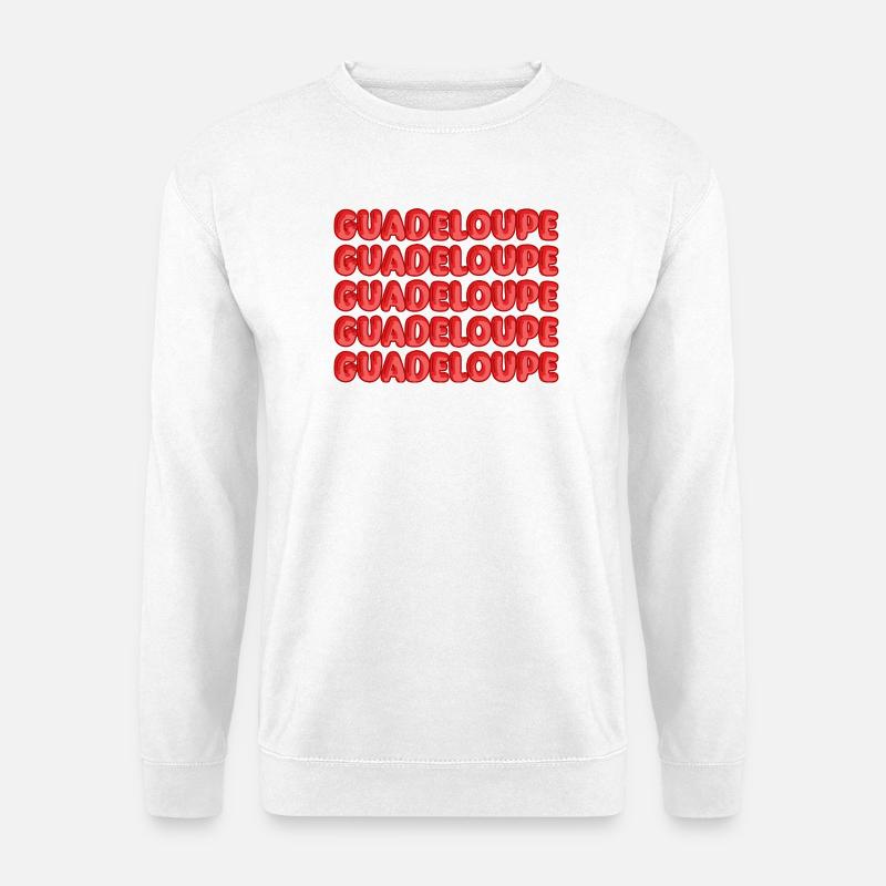 Guadeloupe - Unisex Pullover - Weiß