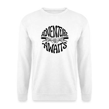 bicyclette - Sweat-shirt Unisexe - blanc - Devant