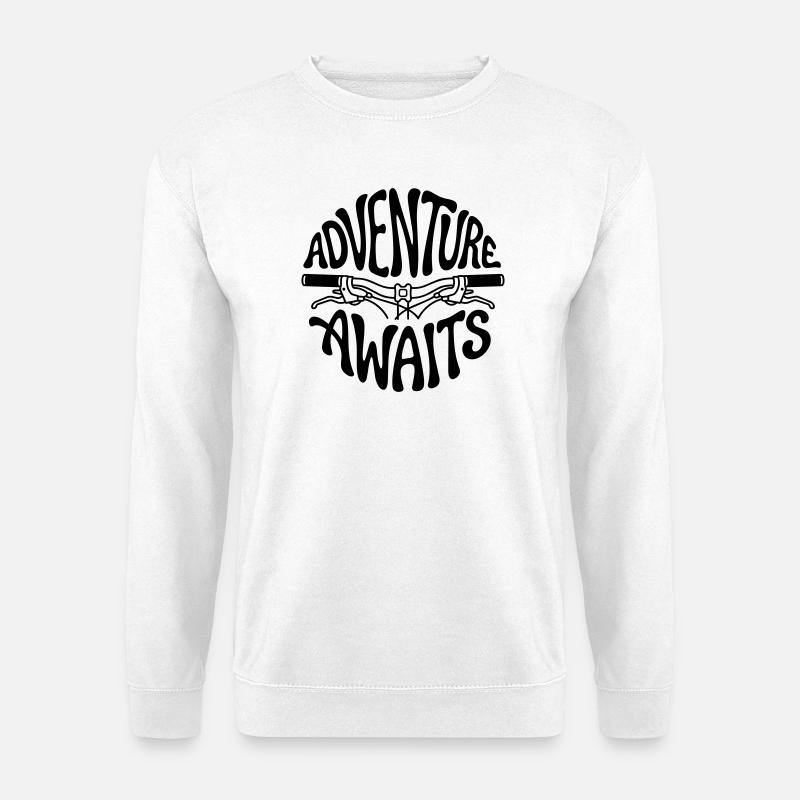 Fahrrad - Unisex Pullover - Weiß