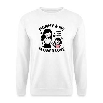 Mommy and Me Partnerlook Mom Daughter - Unisex Sweatshirt - white - Front