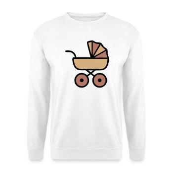 Stroller Baby Boho Icon - Unisex Sweatshirt - white - Front