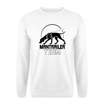 Vizsla Mantrailer Team Dog Sports Dogs Wilsigns - Unisex Sweatshirt - white - Front