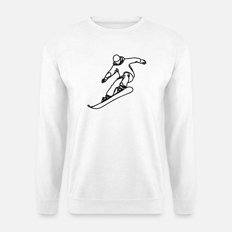 Snowboarders - Unisex Sweatshirt - white