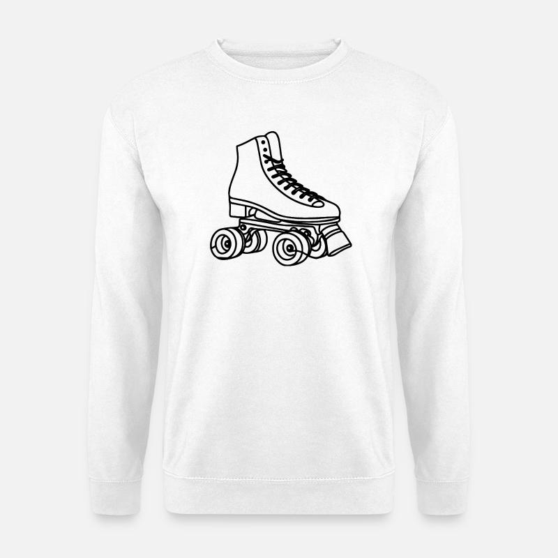 Rollerskates - Unisex Pullover - Weiß