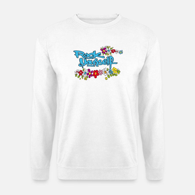Rock Yourself - Unisex Sweatshirt - white