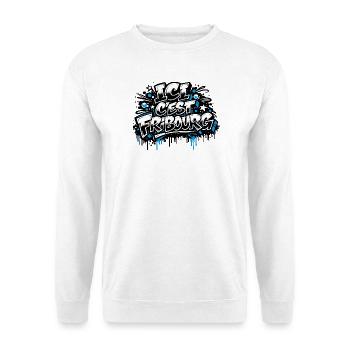 ICI C'EST FRIBOURG - Unisex Sweatshirt - white - Front
